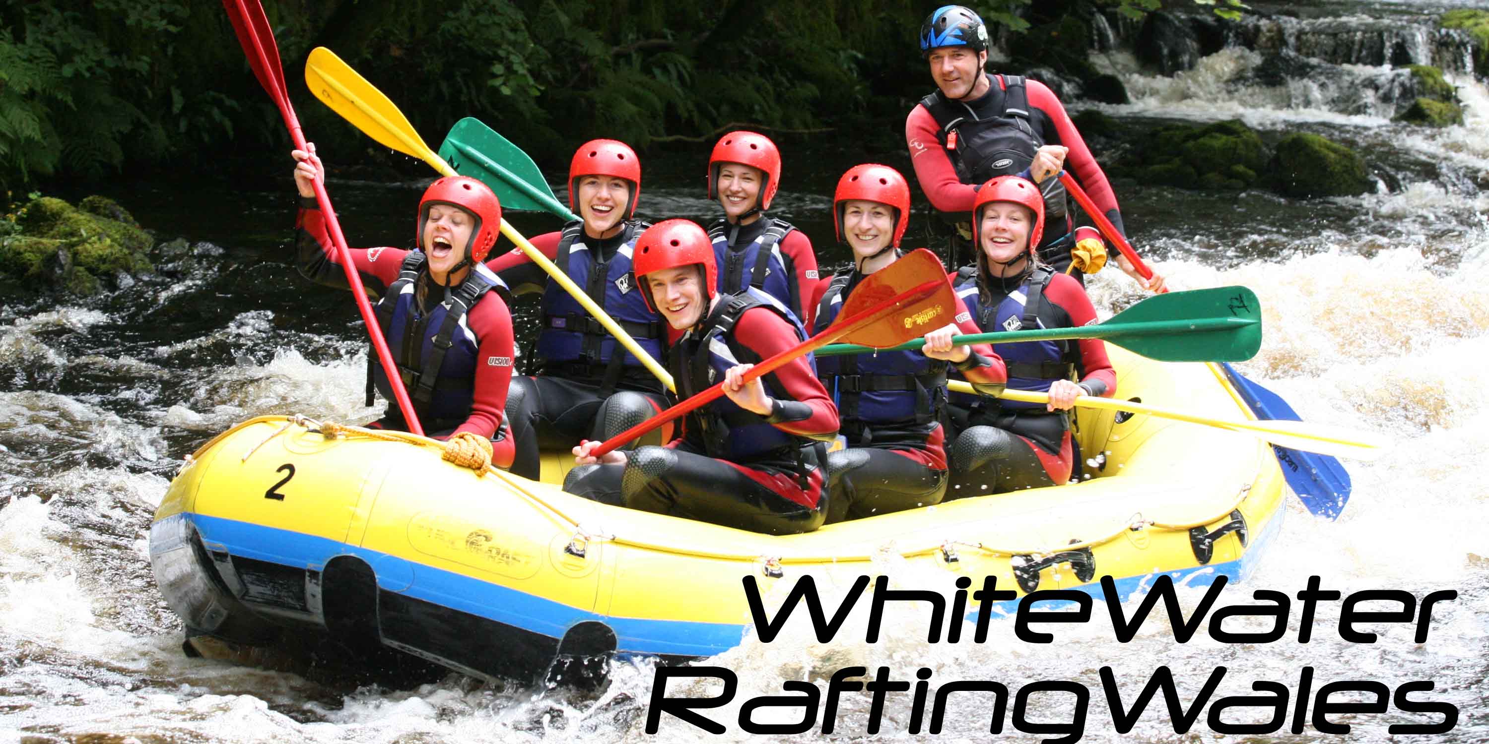 white water rafting trips wales